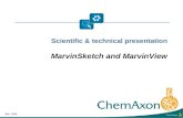 Scientific & technical presentation MarvinSketch and MarvinView May 2008.