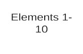 Elements 1- 10. Periodic Table Hydrogen Hydrogen atom.