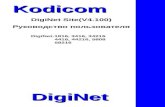 Kodicom DigiNet Site(V4.100) Руководство пользователя DigiNet-1816, 3416, 34216 4416, 44216, 5808 58216 DigiNet.