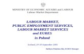 LABOUR MARKET, PUBLIC EMPLOYMENT SERVICES, LABOUR MARKET SERVICES and EURES in Poland Iceland, 29-30 September 2005 MINISTRY OF ECONOMIC AFFAIRS and LABOUR.