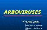 ARBOVIRUSES By: Dr. Malak El Hazmi Assistant Professor & Consultant Virologist College of Medicine & KKUH.