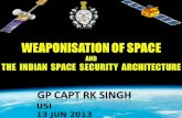 USI 13 JUN 2013 1. SEQUENCE OF PRESENTATION  INTRODUCTION  CHINESE CAPABILITIES IN SPACE  INDIAN VULNERABILITIES  OPTIONS FOR INDIA  INDIAN ASAT.