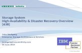 © 2014 Vicom Infinity Storage System High-Availability & Disaster Recovery Overview [638] John Wolfgang Enterprise Storage Architecture & Services jwolfgang@vicominfinity.com.