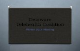 Delaware Telehealth Coalition Winter 2014 Meeting 1.