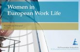 Women in European Work Life Piia-Noora Kauppi 31.1.2012.