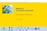 États Généraux de lAviation Générale 9 & 10 Mars 2006 MEDICAL et Aviation Générale pour lEurope du 21ème siècle Dr F. Kalfon.
