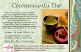 La cérémonie du thé Chanoyu Explication de la cérémonie du thé Madame Reiko Texier explique les quatre valeurs associées à la cérémonie du thé Harmonie,