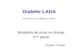 Diabète LADA L atent A utoimmune D iabetes of A dults Modalités de prise en charge II eme partie Charles Thivolet.