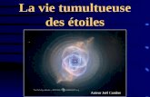 La vie tumultueuse des étoiles Auteur Joël Cambre.