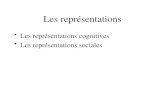 Les représentations Les représentations cognitives Les représentations sociales.