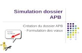 Simulation dossier APB - Création du dossier APB - Formulation des vœux Suivez ma flèche.