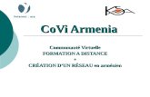 CoVi Armenia Communauté Virtuelle FORMATION A DISTANCE + CRÉATION DUN RÉSEAU en arménien.