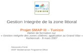 Gestion Integrée de la zone littoral Projet SMAP III – Tunisie Atelier de formation sur « Gestion intégrée des zones côtières: application au Grand Sfax.