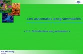 « 1.1. Introduction aux automates » Les automates programmables A T Training On Line.