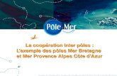 OBSERVATIONS & PRÉVISIONS CÔTIÈRES La coopération inter pôles : Lexemple des pôles Mer Bretagne et Mer Provence Alpes Côte dAzur.
