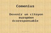 Comenius Devenir un citoyen européen écoresponsable 1Pápa 2010.10.19.