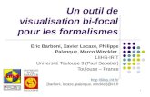 1 Un outil de visualisation bi-focal pour les formalismes Eric Barboni, Xavier Lacaze, Philippe Palanque, Marco Winckler LIIHS-IRIT Université Toulouse.