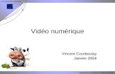 Université de La Rochelle Laboratoire Informatique Image Interaction Vidéo numérique Vincent Courboulay Janvier 2004.