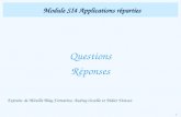 . - 1 - Module SI4 Applications réparties Questions Réponses Extraits de Mireille Blay-Fornarino, Audrey Occello et Didier Donsez.