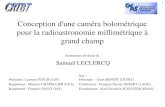 1 Conception d'une caméra bolométrique pour la radioastronomie millimétrique à grand champ Soutenance de thèse de Samuel LECLERCQ Jury : Président : Laurent.