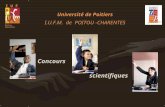Concours scientifiques Université de Poitiers I.U.F.M. de POITOU -CHARENTES I U F M Poitou-Charentes.