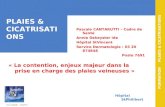 FORMATION PLAIES & CICATRISATIONS Hôpital StPhilibert « La contention, enjeux majeur dans la prise en charge des plaies veineuses » PLAIES & CICATRISATIONS.