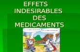 EFFETS INDESIRABLES DES MEDICAMENTS. I. GENERALITES.