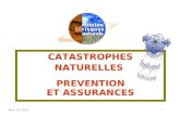 CATASTROPHES NATURELLES PREVENTION ET ASSURANCES janvier 14 1.