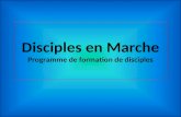 Disciples en Marche Programme de formation de disciples.
