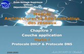 Module Architectures et Administration des réseaux Chapitre 7 Couche application Partie I Protocole DHCP & Protocole DNS Chapitre 7 Couche application.