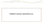 PERROT DUVAL HOLDING S.A. 1. 1. Groupe Perrot Duval : présentation et chiffres consolidés 2. Groupe Füll (ex-Hopare) 3. Groupe Infranor Inter 4. Groupe.