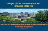 1 Service du développement social et communautaire Ville de Montréal novembre 2003 Service du développement social et communautaire Ville de Montréal novembre.