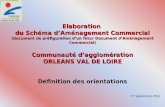 Elaboration du Schéma dAménagement Commercial (document de préfiguration dun futur Document dAménagement Commercial) Communauté dagglomération ORLEANS.