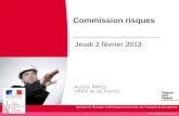 Ministère de l'Écologie, du Développement Durable, des Transports et du Logement  Commission risques Aurélie PAPES DRIEE.