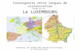Strasbourg, 30 novembre 2011 Éducation plurilingue et interculturelle Convergences entre langues de scolarisation Étude de cas : Le LUXEMBOURG.