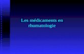 Les médicaments en rhumatologie. Généralités Rhumatisme : douleur au niveau dune articulation ou dun tendon Rhumatisme : douleur au niveau dune articulation.