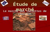 Étude de marché Le marché des tablettes de chocolat.