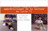 La mouche Qui lit. Pierre Siméon L'album support des apprentissages de la lecture au cycle II.