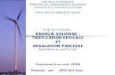 REPUBLIQUE TUNISIENNE MINISTERE DE LENSEIGNEMENT SUPERIEUR Université du 7 novembre à Carthage ECOLE POLYTECHNIQUE DE TUNISIE Projet de fin détudes ENERGIE.