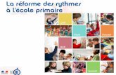 Réforme des rythmes scolaires Académie de Stasbourg.