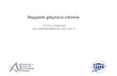 Rappels physico-chimie Pr Eric Chabriere eric.chabriere@afmb.univ-mrs-.fr.