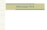 Adressage IPv4. Chaque interface (ou coupleur) d'un matériel communicant sur un réseau TCP/IP doit posséder une adresse IP unique Bien que chaque coupleur.