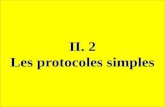 II. 2 Les protocoles simples Sommaire 1.Authentification 2.Signature électronique 3.Certification.