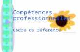Compétences professionnelles Cadre de référence Dessin dAndrée-Caroline Boucher.