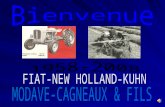 Monsieur et Mme Léon Modave et Cagneaux Huguette, vendent leur premier tracteur Président. Avec moteur essence - pétrole.