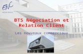BTS Négociation et Relation Client Les nouveaux commerciaux.