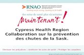 Www.soinsplussecuritairesmaintenant.ca Cypress Health Region Collaboration sur la prévention des chutes de la Sask.