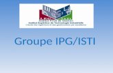 Groupe IPG/ISTI. SOMMAIRE 1- PRESENTATION DU GROUPE ET DES FILIERES 2- VIE SOCIALE 3- SERVICE DE PLACEMENT.