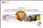 Service Projets & Méthodes Formation Filiales 1. Contenu Contexte de la Formation à l´EP Orientations Formation Organisation de la Formation Organigramme.