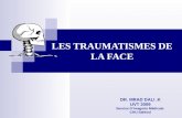 LES TRAUMATISMES DE LA FACE DR. MRAD DALI.K UVT 2009 Service DImagerie Médicale CHU Sahloul.